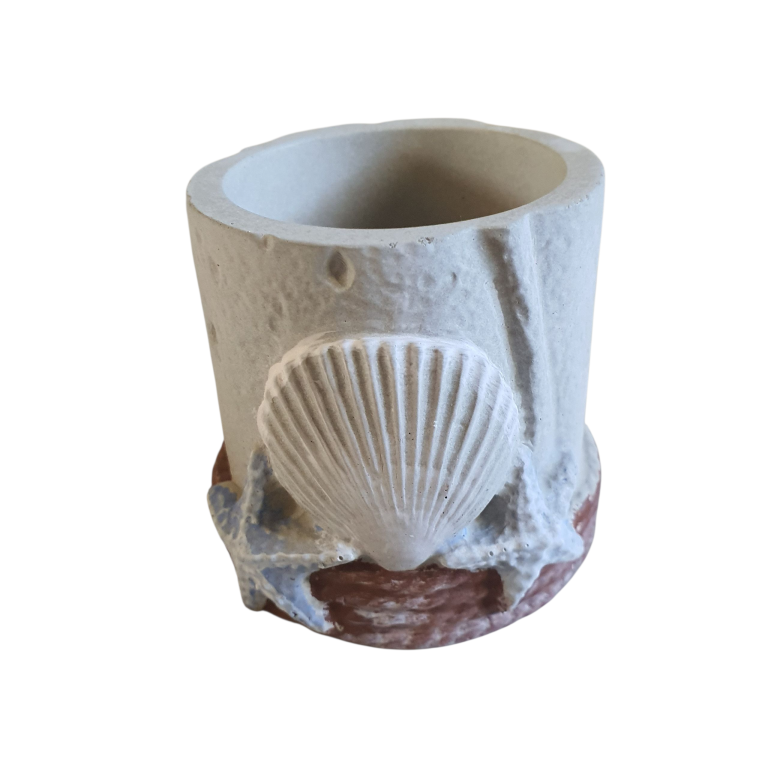 Small Coastal Themed Pot