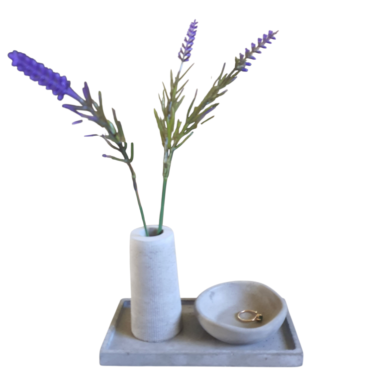 Flower Vase and Jewellery Holder - Set